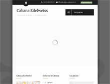 Tablet Screenshot of cabana-edelweiss.ro